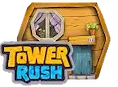 Logotipo del juego Tower Rush usado como referencia del título Galaxsys